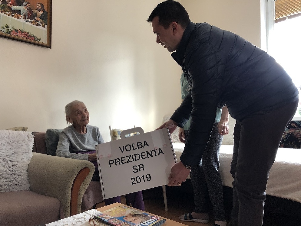 Odvolila aj 103 ročná Žofia Michňáková v obci Malý Šariš