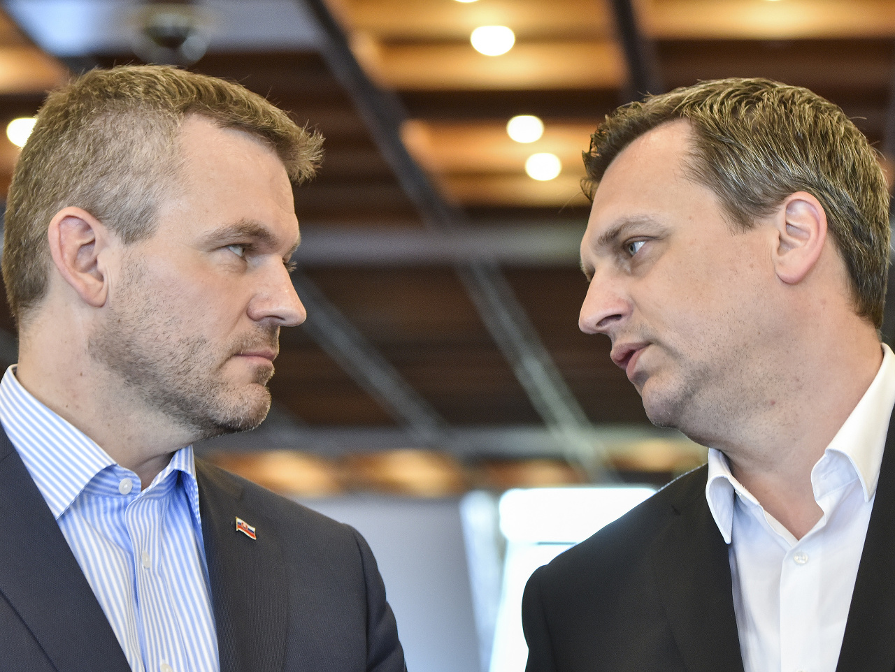 Peter Pellegrini a Andrej Danko. 