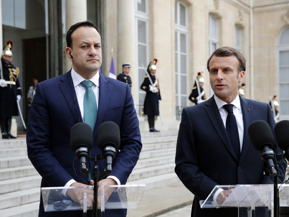 Leo Varadkar a Emmanuel Macron 
