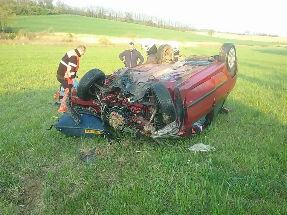 Dopravná nehoda v obci Jablonica 