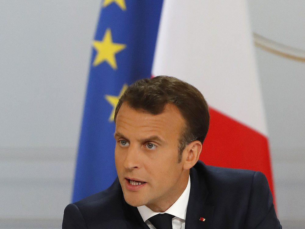 Francúzsko Macron konferencia tlačová vesty žlté