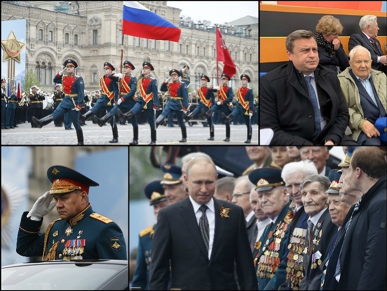Andrej Danko počas vojenskej prehliadky v Moskve