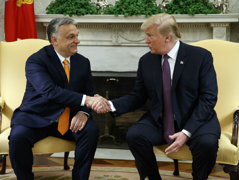 Donald Trump a Viktor Orbán. 