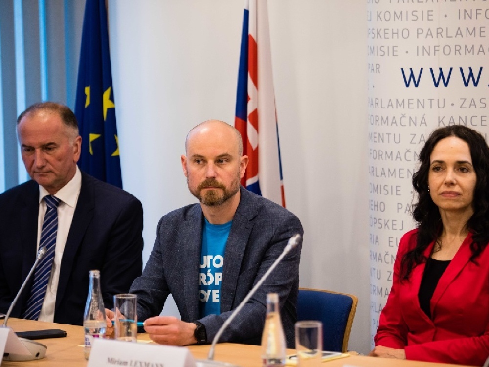 Kandidáti na europoslancov Eugen Jurzyca, Vladimír Bilčík a Miriam Lexmann 