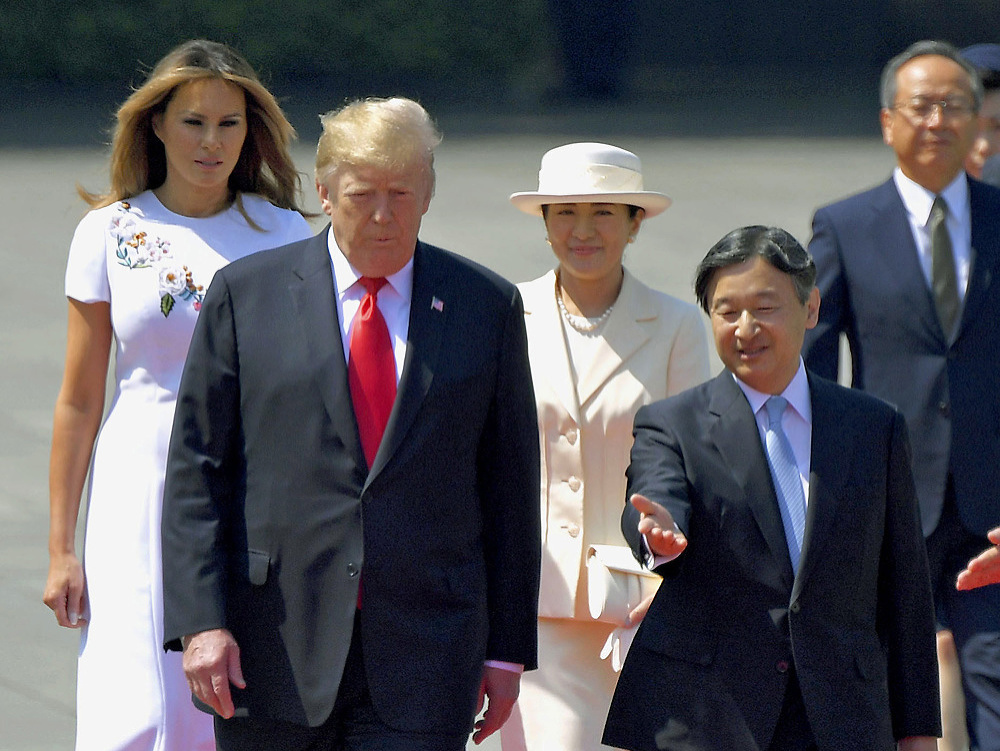 Trump navštívil ako prvý zahraničný štátnik nového japonského cisára Naruhita