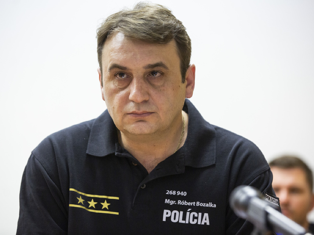 Na snímke viceprezident Policajného zboru MV SR - Prezídium Policajného zboru Róbert Bozalka