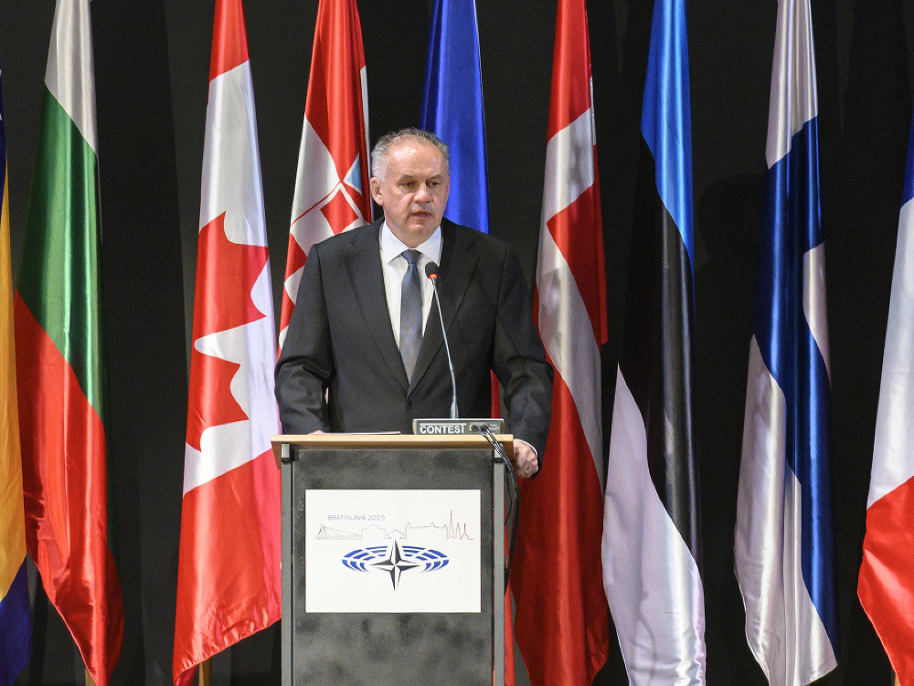 Andrej Kiska v príhovore počas zasadnutia Parlamentného zhromaždenia NATO