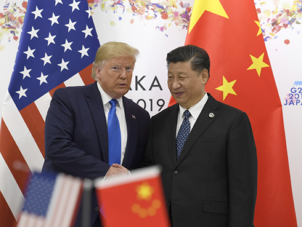 Donald Trump a Si Ťin-pching