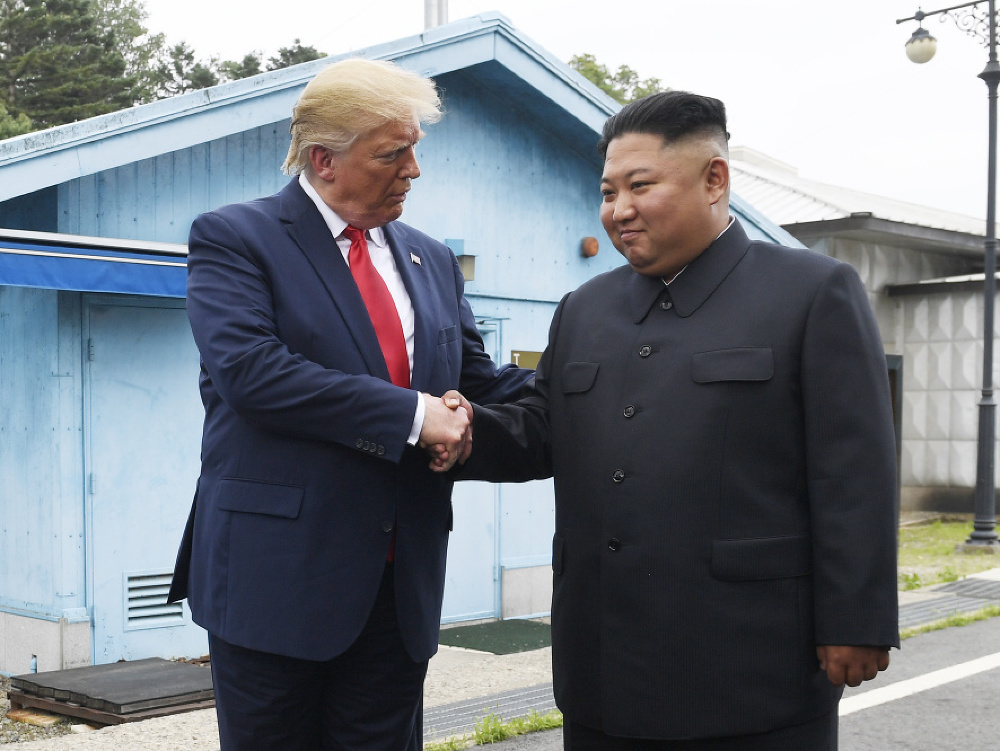 Donald Trump sa stretol s Kim Čong-unom