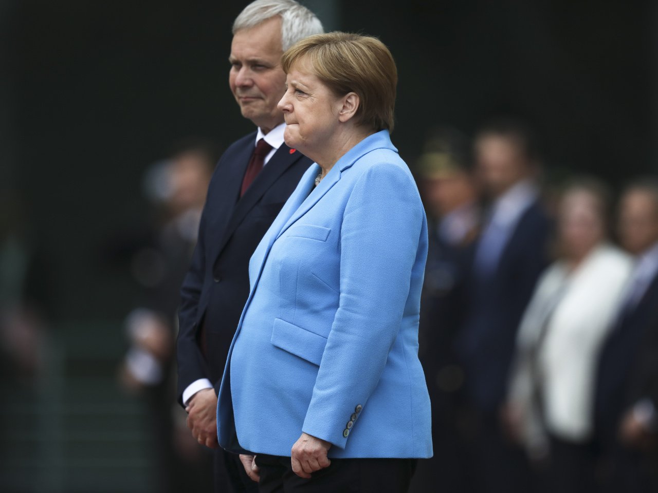 Antti Rinne a Angela Merkelová