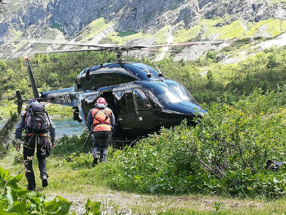 Horská záchranná službu prišla bohužiaľ už len po telo maďarského horolezca