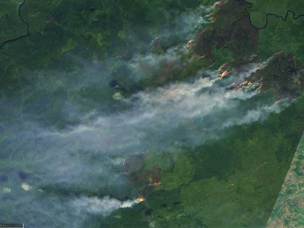 Obyvateľov Sibíri trápia rozsiahle lesné požiare