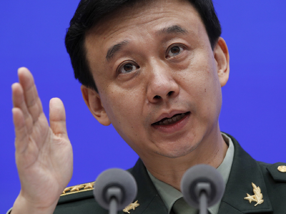 Hovorca čínskeho ministerstva obrany Wu Čchien