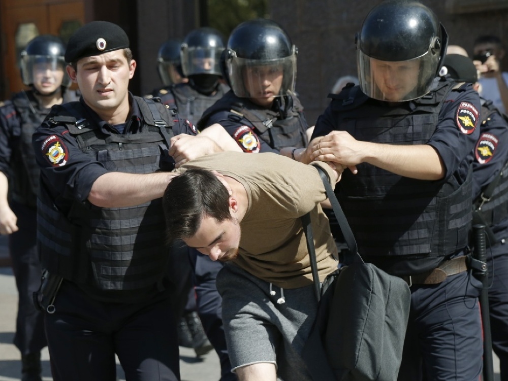 V Moskve demonštrovali proti zneužívaniu moci zo strany polície