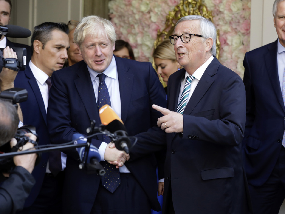 Jean-Claude Juncker a Boris Johnson