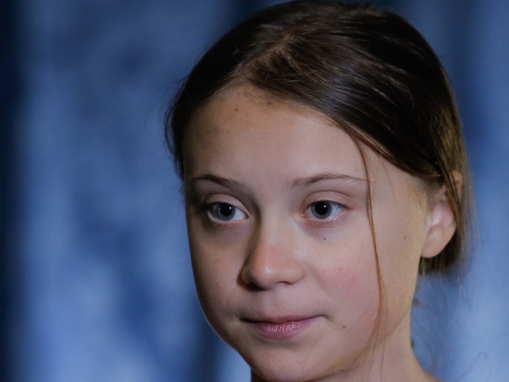 Švédska aktivistka za ochranu klímy, tínedžerka Greta Thunbergová
