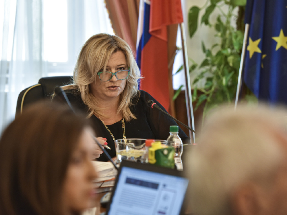 Na snímke predsedníčka Súdnej rady SR Lenka Praženková