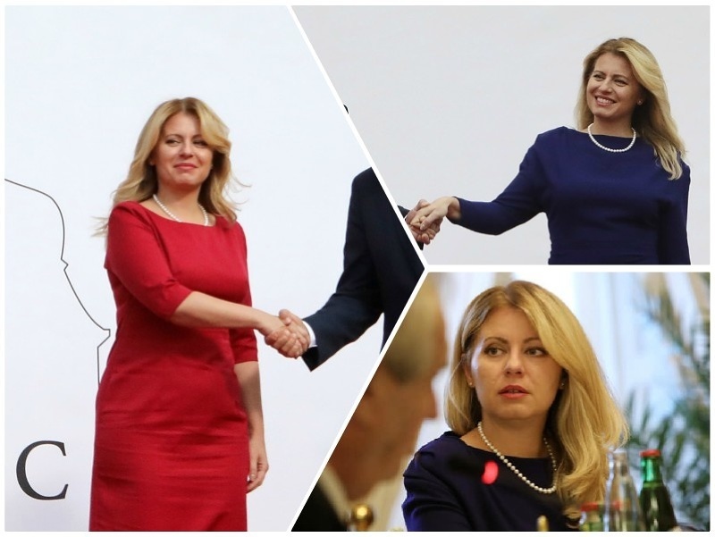 Zuzana Čaputová na summite striedala šatník