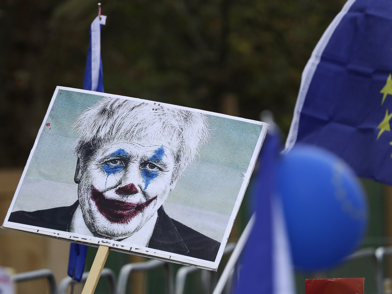 Boris Johnson ako Joker