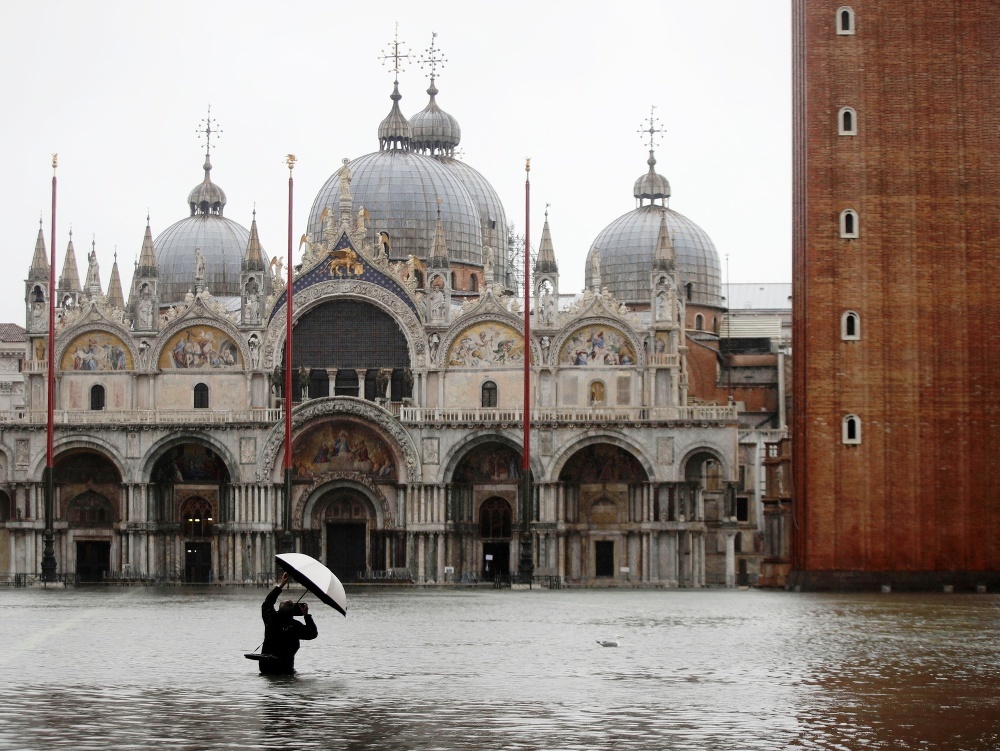 Strašný pohľad na jedno z najkrajších miest sveta: Benátky sú opäť pod vodou!