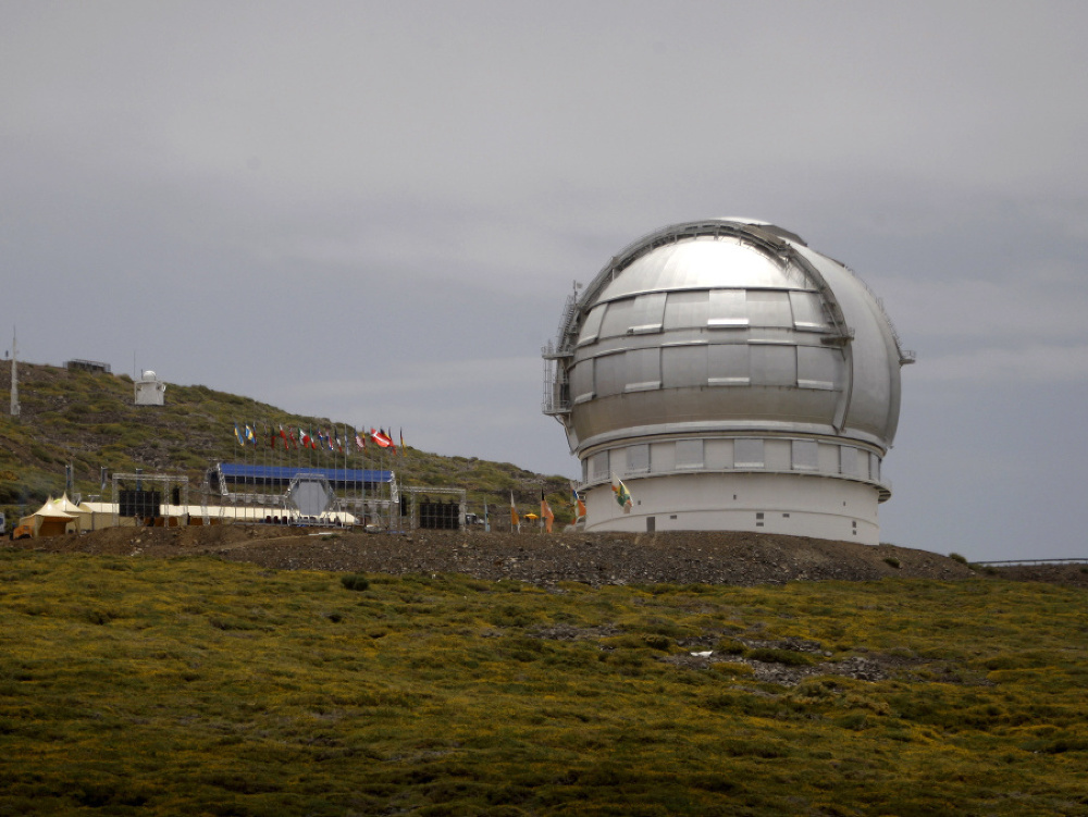Terajší teleskop na Kanárskych ostrovoch