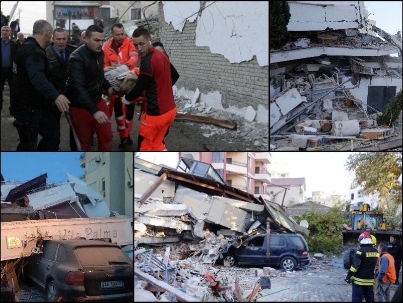 Zničená je aj jedna z reštaurácií v prístavnom meste Drač