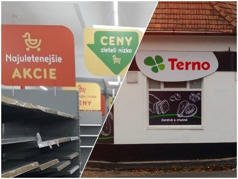 Predajne skrachovaného predajcu potravín Kačka prevzalo Terno. 
