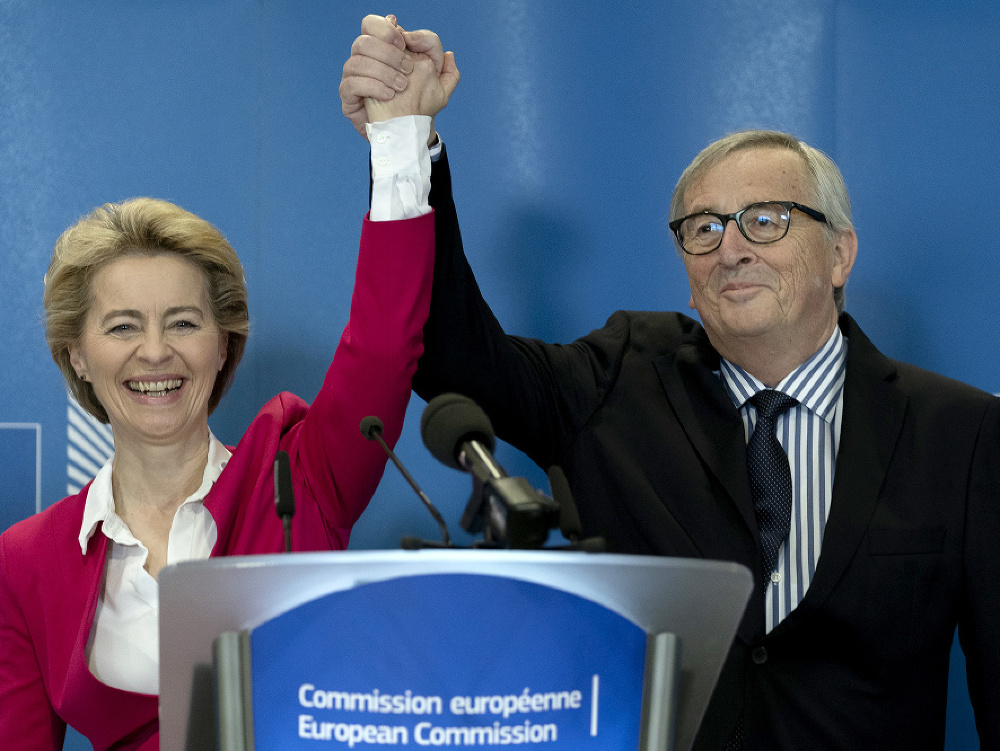 Ursula von der Leyenová a Jean-Claude Juncker