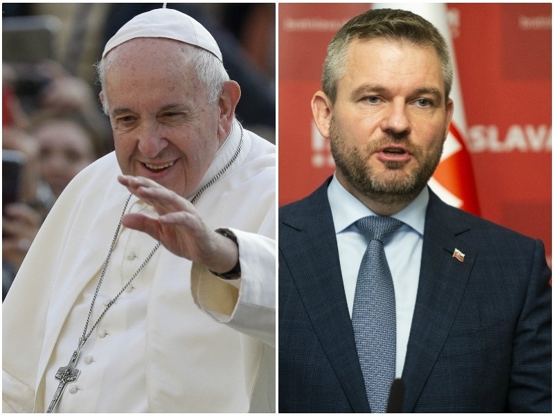 Pápež František a Peter Pellegrini sa stretli