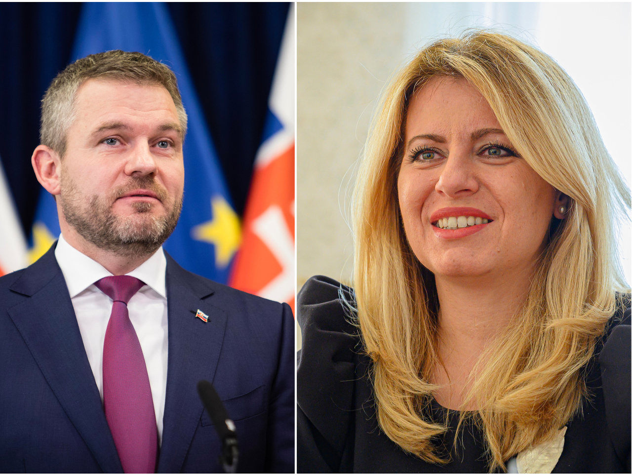 Premiér Peter Pellegrini a prezidentka Zuzana Čaputová