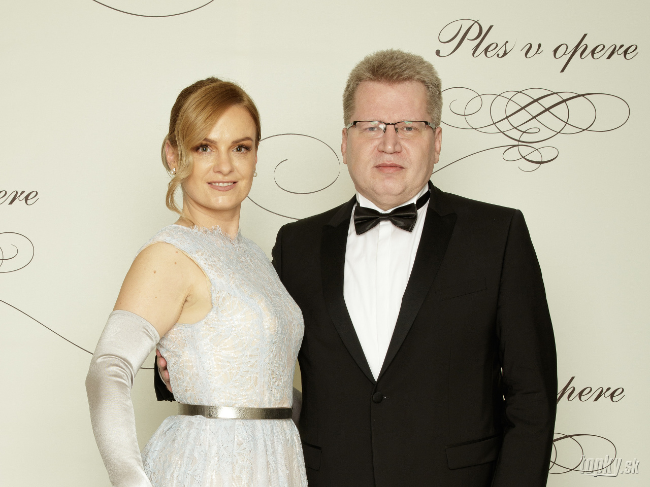 Andrea a Juraj Čurní na Plese v opere 2020.