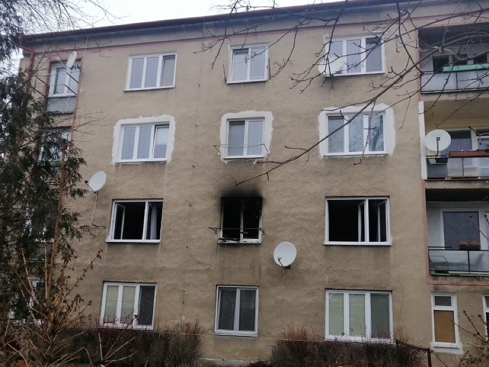 Policajti objasňujú pondelkový požiar v jednom z bytov na Čapajevovej v Prešove