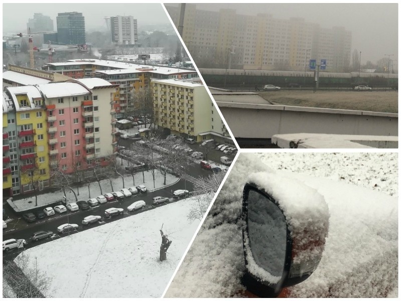 Sneh a hmla v hlavnom meste