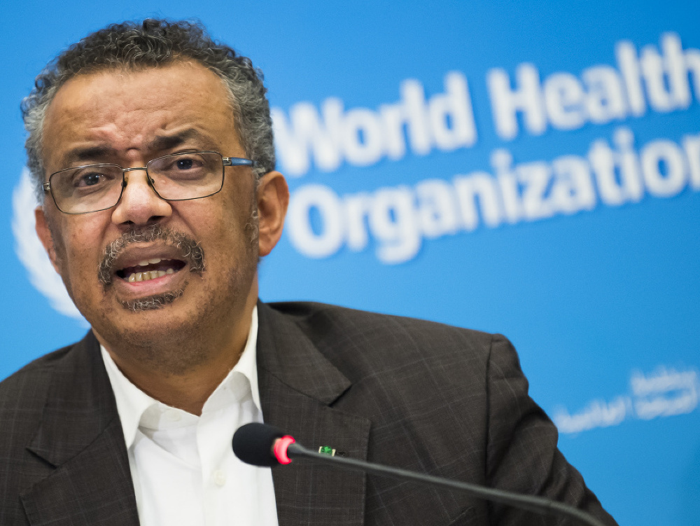 Generálny riaditeľ Svetovej zdravotníckej organizácie Tedros Adhanom Ghebreyesus