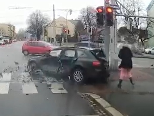 Dopravná nehoda v Ostrave
