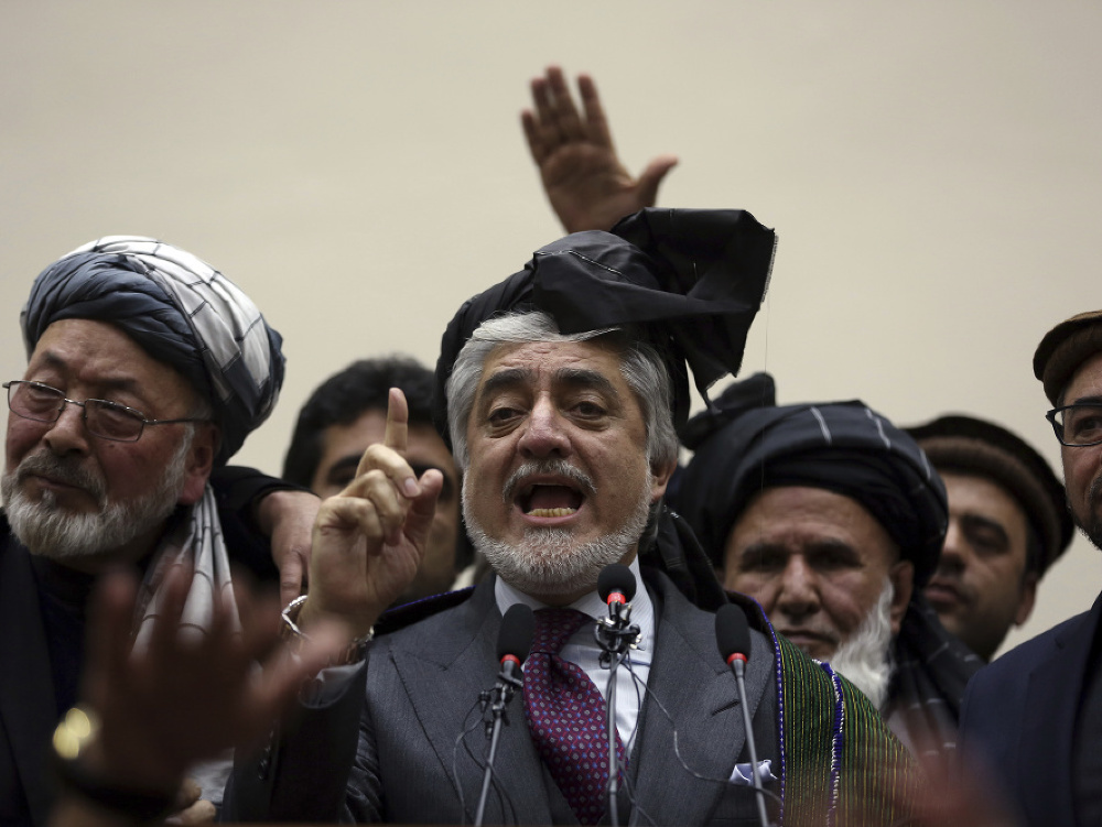 Afganský premiér a neúspešný kandidát na prezidenta Abdulláh Abdulláh 