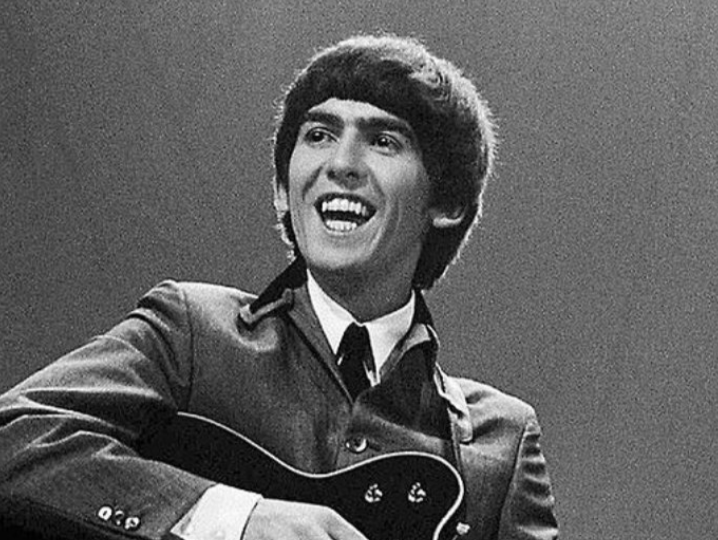 Člen skupiny Beatles George Harrison. 