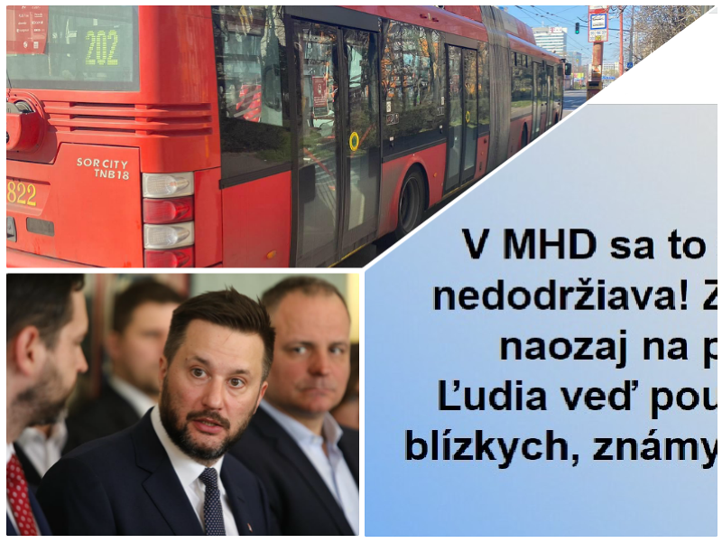 Niektorí ľudia v MHD nedodržiavajú najnovšie nariadenia dopravného podniku v Bratislave.