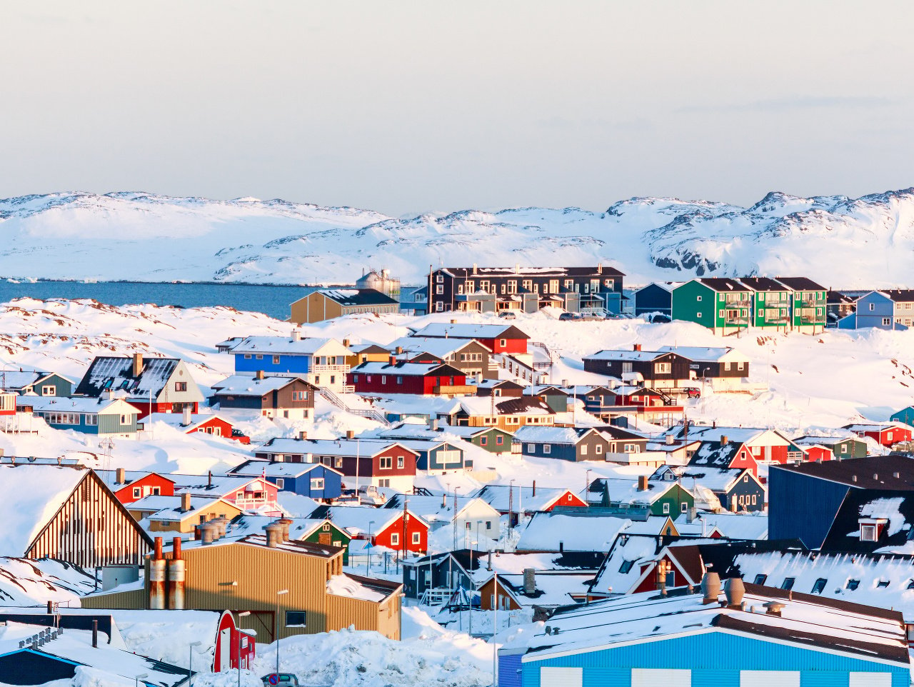 Pohľad na hlavné mesto Nuuk