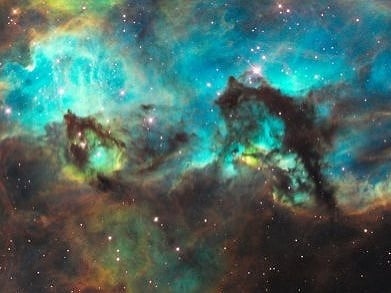 Nebula NGC 2074 z 10. augusta 2008