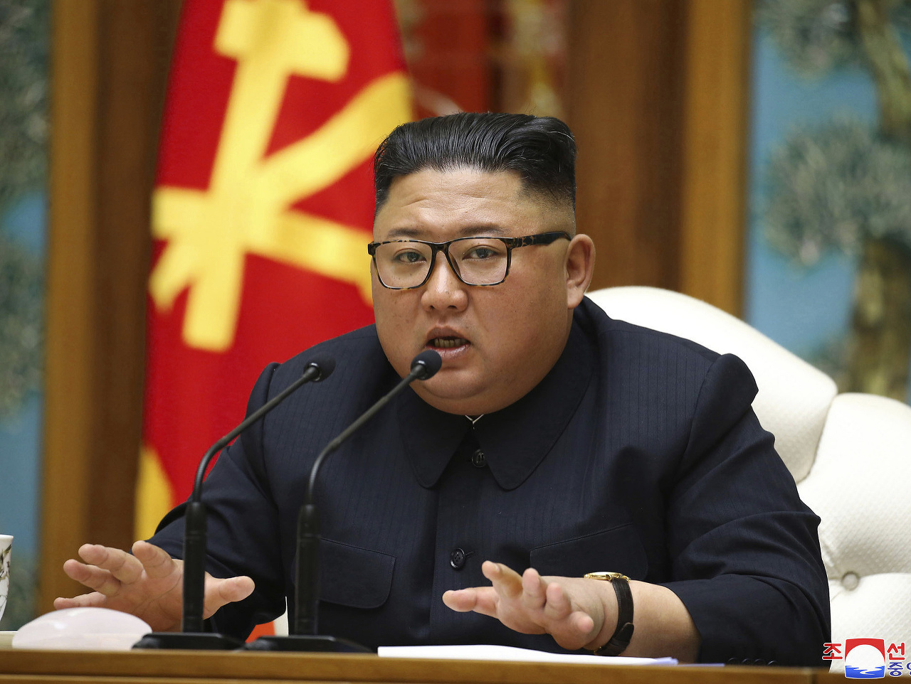 Severokórejský vodca Kim Čong-un 