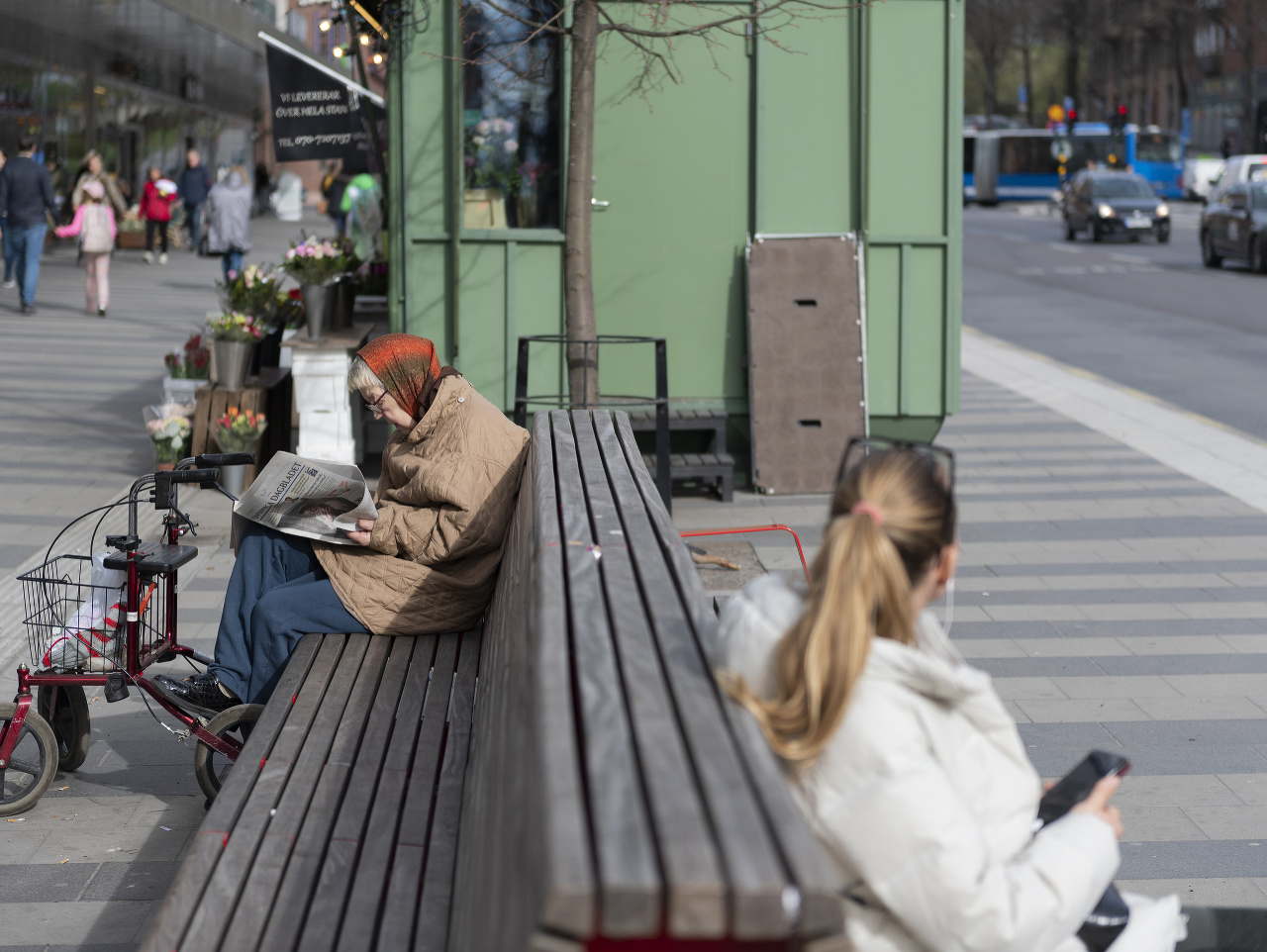 Ľudia vo Švédsku sa rúškami poväčšine nechránia. 