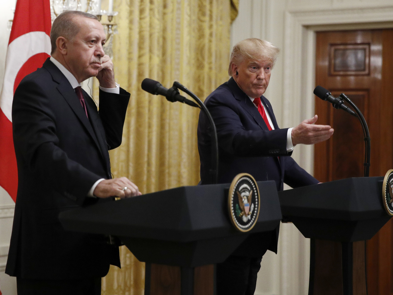 Recep Tayyip Erdogan a Donald Trump