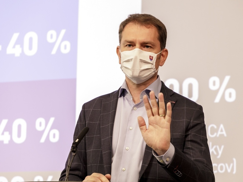 Premiér Slovenskej republiky Igor Matovič