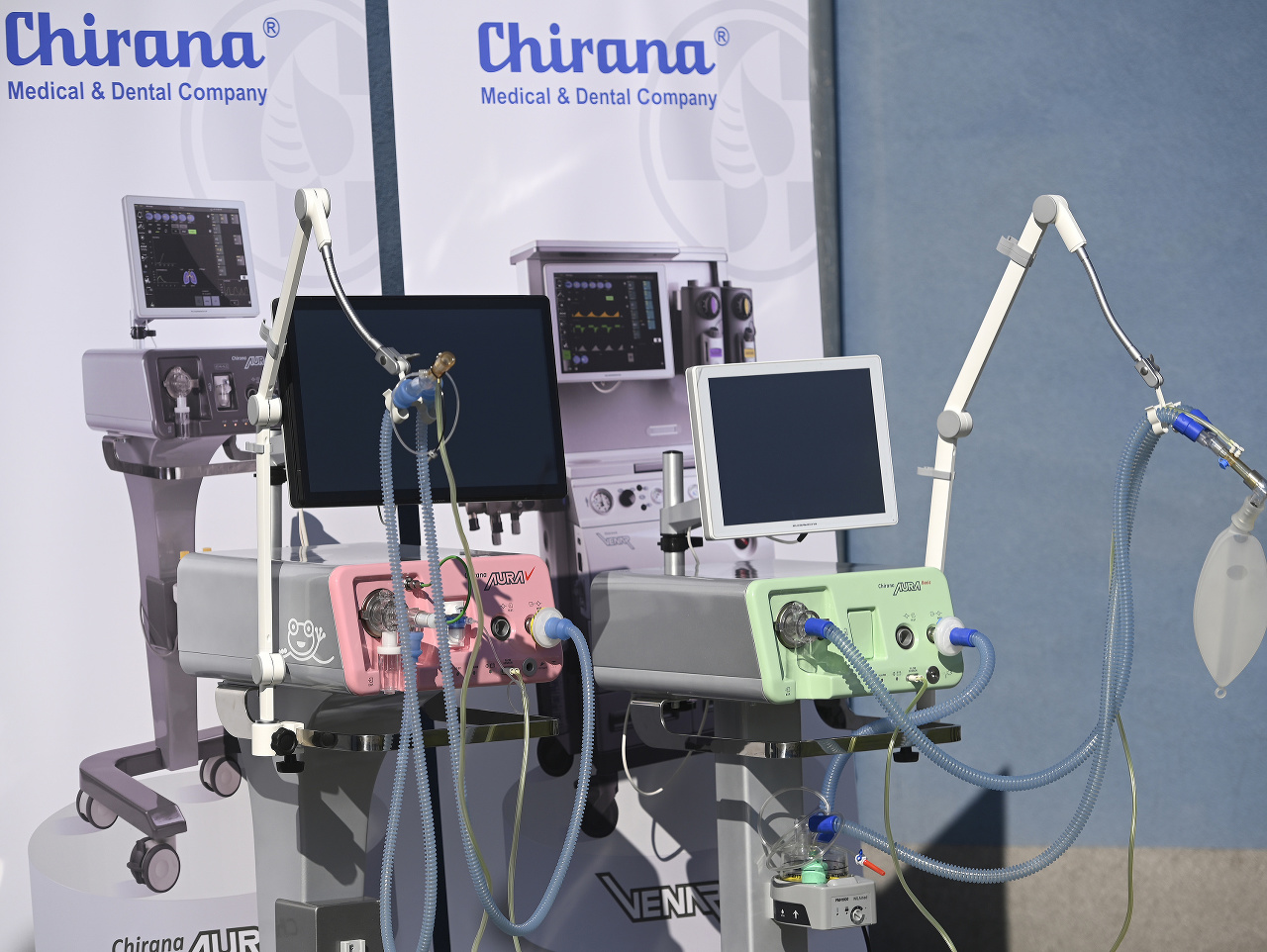 Pľúcne ventilátory z firmy Chirana