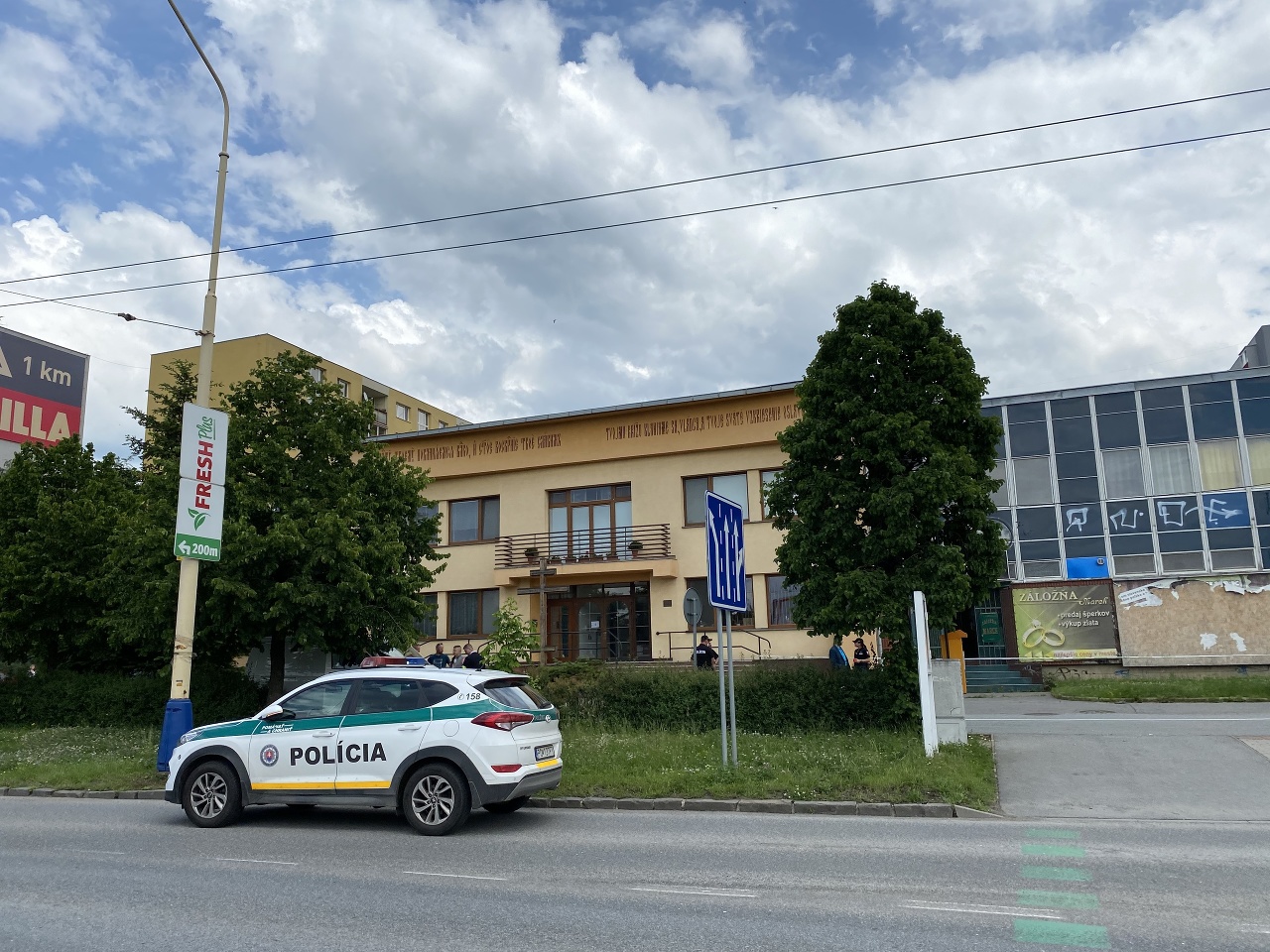 Prepad záložne na sídlisku Sekčov v Prešove