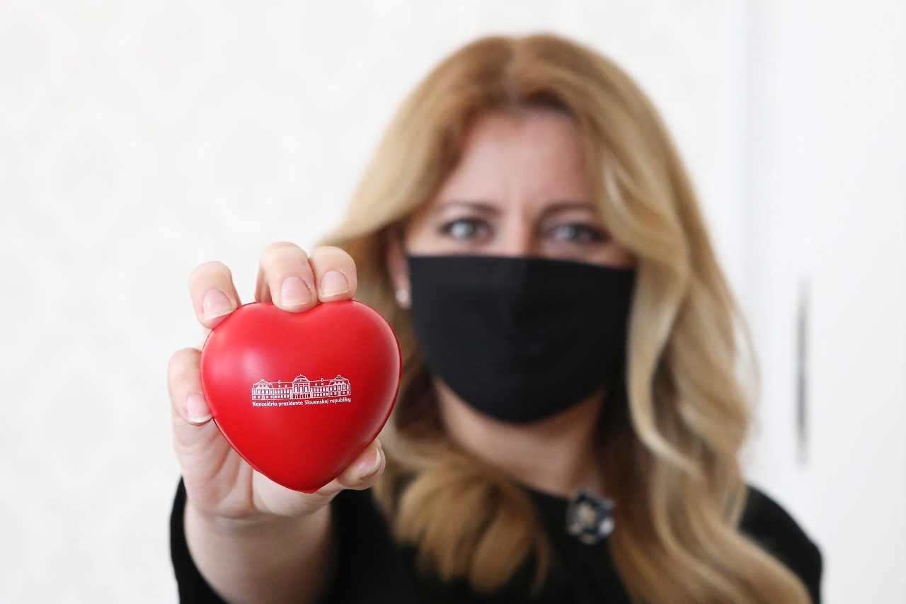 Prezidentka Zuzana Čaputová počas Svetového dňa darcov krvi