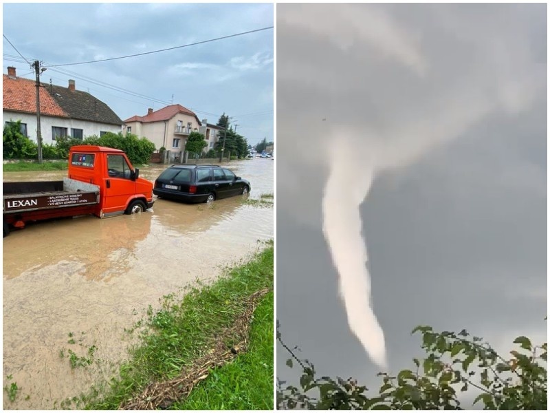 Slovensko sužujú dažde aj búrky.