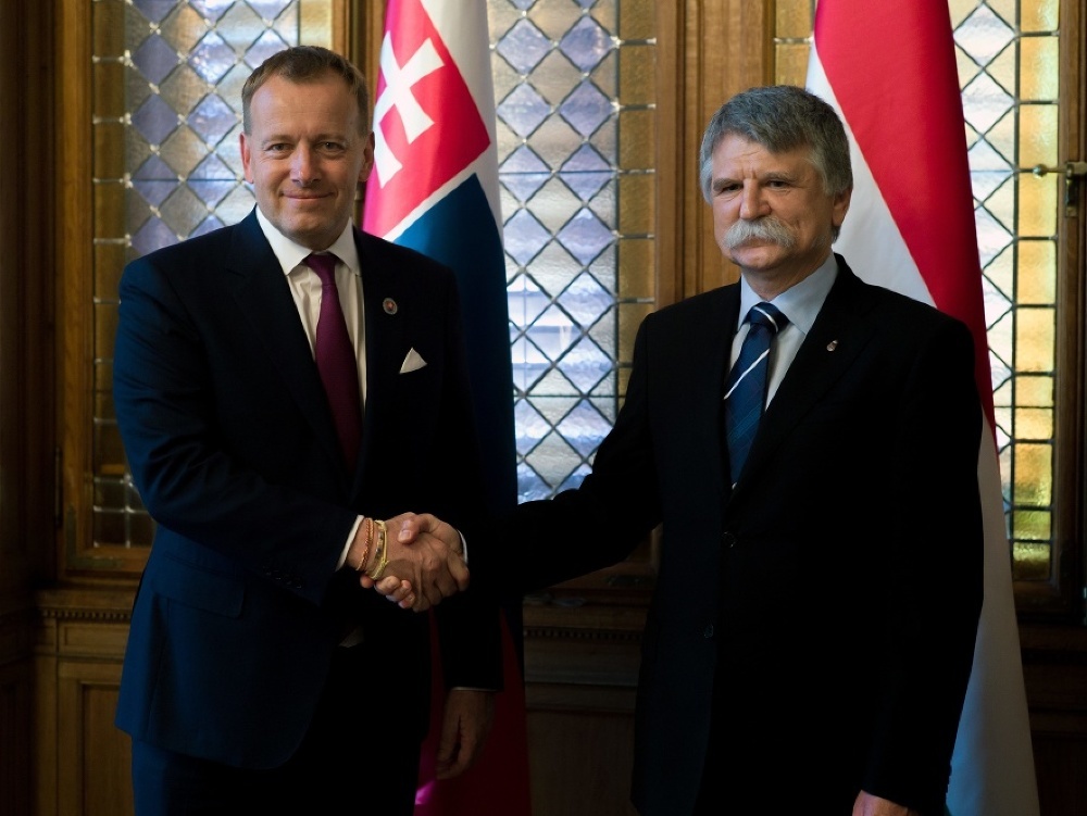 Predseda NR SR Boris Kollár a predseda maďarského Národného zhromaždenia László Kövér