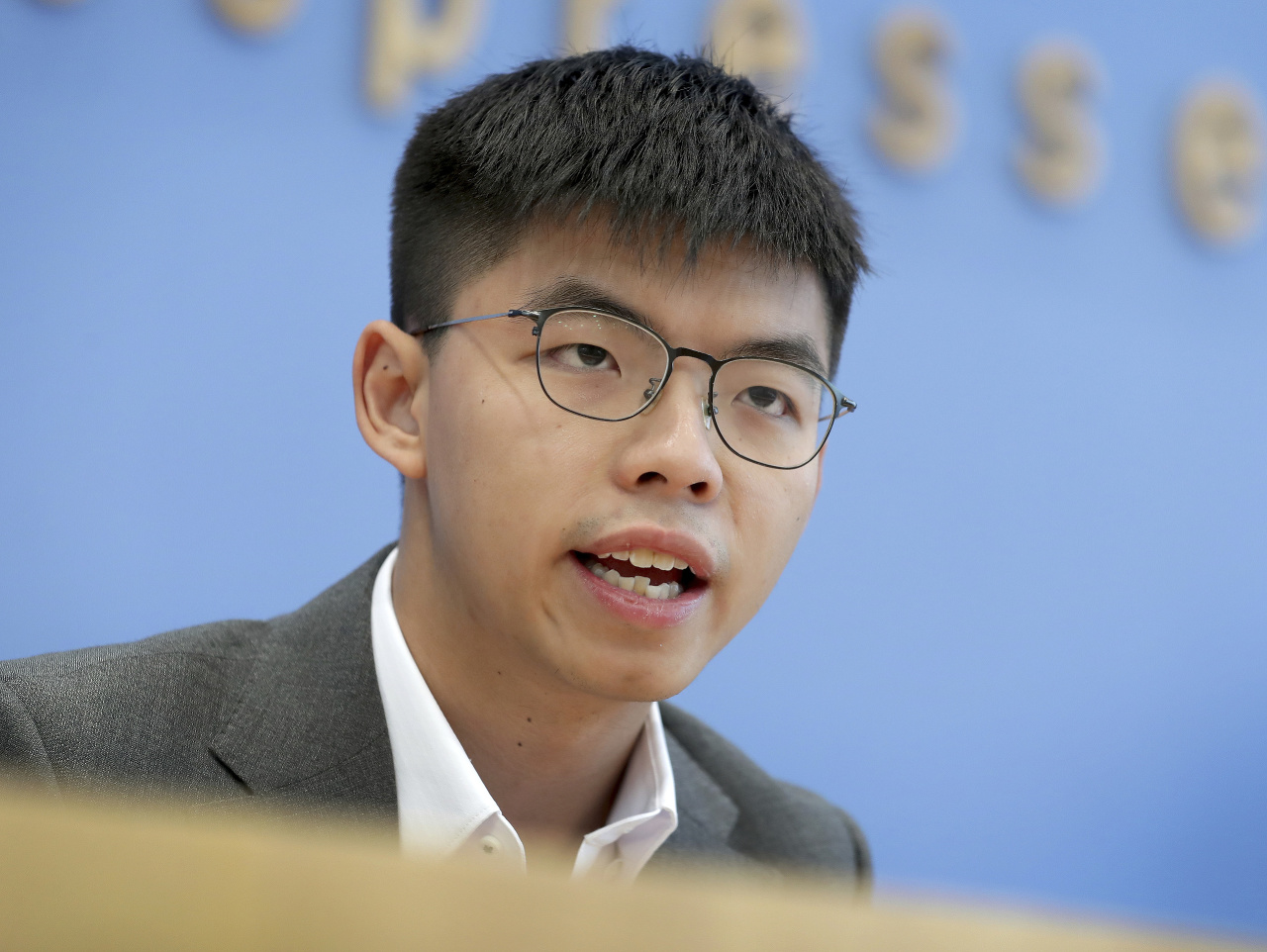 Hongkonský aktivista Joshua Wong
